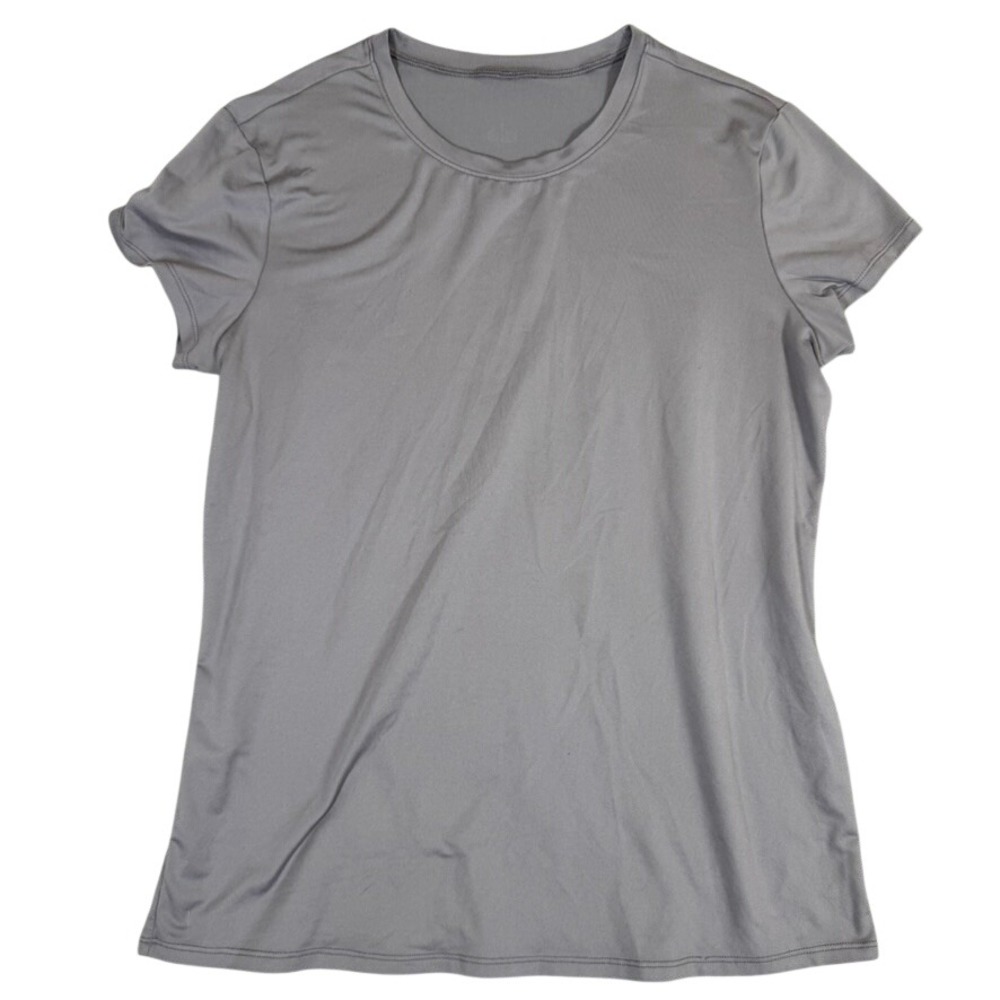 Alo Yoga Short Sleeve Activewear Tee Muted Purple Crew Neck Workout Top Womens S